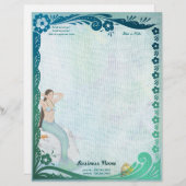 Sea Green Fantasy Briefkopf (Vorne/Hinten)