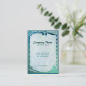 Sea Green Fantasy Visitenkarte (Stehend Vorderseite)