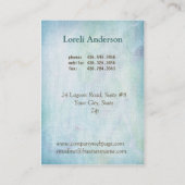 Sea Green Fantasy Visitenkarte (Rückseite)