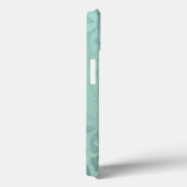 Sea Green Glitzer Leopard Textur Case-Mate iPhone Hülle (Rückseite / Rechts)