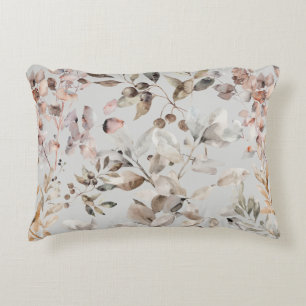 Sea Green Jewel Tone Berry Botanical Dekokissen