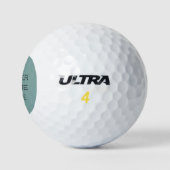 Sea Green Personalisiert Father of the Bride Golfball (Logo)