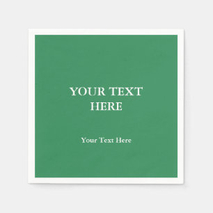 Sea Green Schlicht Elegante Modernes Minimalistisc Serviette