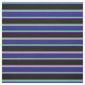 Sea Green, Violet, Midnight Blue, Black & Orchid Stoff (Muster)