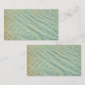 Sea Green Water Custom Visitenkartenvorlage Visitenkarte (Vorne/Hinten)