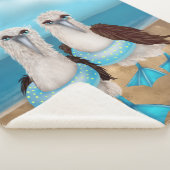 Sea Gull Beach Sherpa Blanket Sherpadecke (3/4)