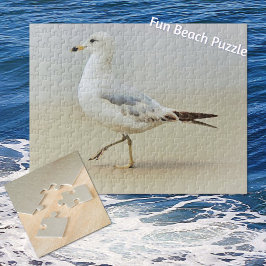 Sea Gull Bird Wandern am Strand Puzzle