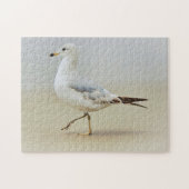 Sea Gull Bird Wandern am Strand Puzzle (Horizontal)