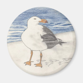 SEA GULL-Magnet (rund) Magnet