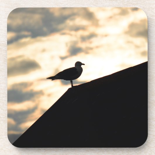 Sea Gull Sunset Untersetzer (Vorderseite)