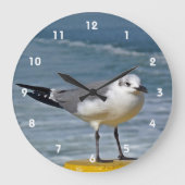 Sea Gull  Wall Clock Große Wanduhr (Vorderseite)