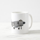 Sea Harrier Jet Fighter Kaffeetasse (VorderseiteRechts)