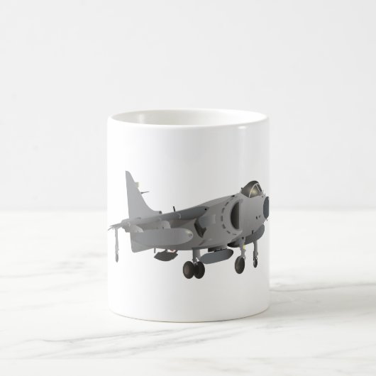 Sea Harrier Jet Fighter Kaffeetasse (Mittel)