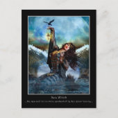 Sea Hexe Digitale Kunst Postkarte (Vorderseite)