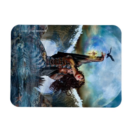 Sea Hexe Magical Mermaid Flexi Magnet (Horizontal)