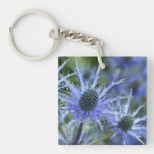 Sea Holly Thistle Monogram Schlüsselanhänger (Vorderseite)