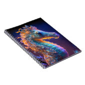 Sea Horse Animal Portrait Malerei Wildlife Ocean Notizblock (Rechte Seite)