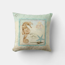 Sea Horse Coastal Beach - Wohngestaltung Kissen