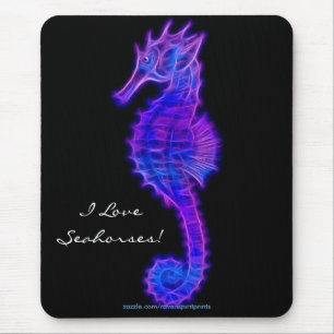 SEA-HORSE Fraktal Art Mousepad