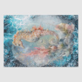 Sea Horse Glitzer Seidenpapier (Vorderseite)