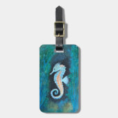 Sea Horse luggage tag Gepäckanhänger (Vorderseite vertikal)