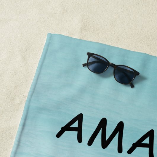 Sea Horse Monogram Beach Handtuch (Beispiel)