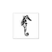Sea Horse Wood Art Briefmarke Gummistempel (Prägung)