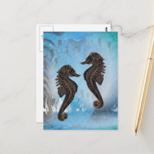 Sea Horses Postkarte