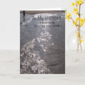 Sea Husband Personalisiert Wedding Jubiläum Karte (Gelbe Blume)