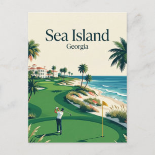 Sea Island USA Postkarte