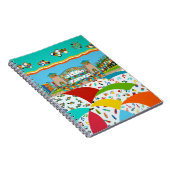 Sea Isle Band Shell Spiral Notebook Notizblock (Rechte Seite)