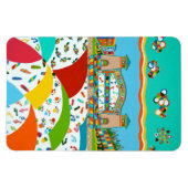 Sea Isle City Band Muschel 4 x 6 Flexible Magnet (Horizontal)