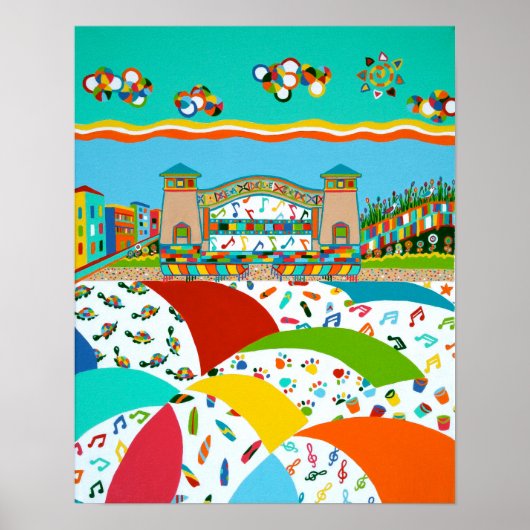 Sea Isle City Band Muschel Poster (Vorne)