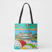 Sea Isle City Band Muschel Tote Tasche (Vorderseite)