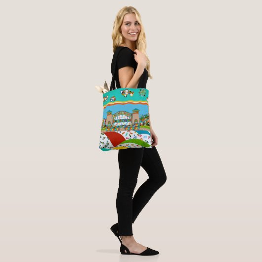 Sea Isle City Band Muschel Tote Tasche (Am Model)