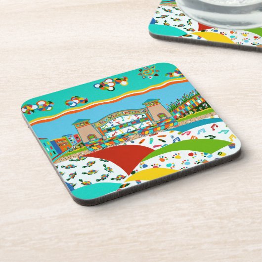 Sea Isle City Band Muschel Untersetzer (Linke Seite)