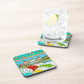 Sea Isle City Band Muschel Untersetzer (Rechte Seite)