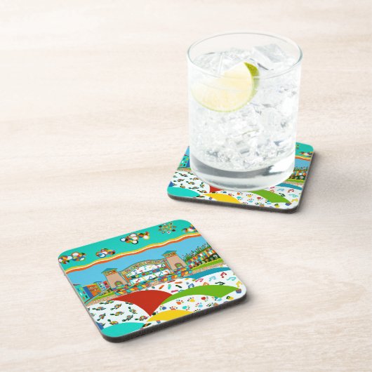 Sea Isle City Band Muschel Untersetzer (Rechte Seite)