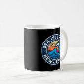 Sea Isle City New Jersey Kaffeetasse (VorderseiteRechts)
