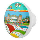 Sea Isle City New Jersey Keramik Pull Knob Keramikknauf (Rechts)