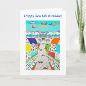 Sea Isle City, NJ Birthday Card Karte (Vorderseite)