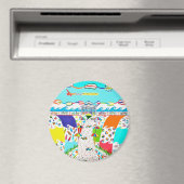 Sea Isle City, NJ Round Magnet (In Situ (Geschirrspüler))