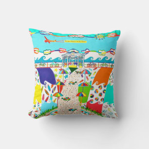 Sea Isle City, NJ Throw Kissen