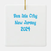 Sea Isle City Weihnachtsschmuck (Rückseite)