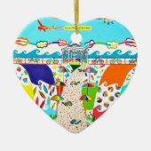 Sea Isle Promenade Heart Ornament (Vorne)