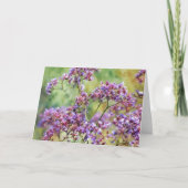 Sea Lavendel Blume Florentiner Art Karte (Vorderseite)