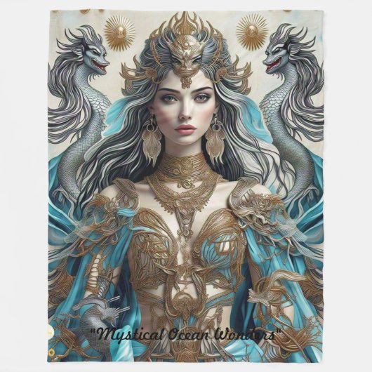 "Sea Legend Stories" Fleecedecke (Vorderseite)