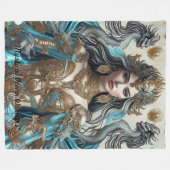 "Sea Legend Stories" Fleecedecke (Vorderseite (Horizontal))