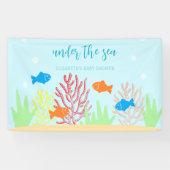 Sea Life Baby Dusche Banner (Horizontal)
