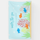 Sea Life Baby Dusche Banner (Vertikal)